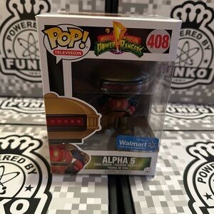 Funko Pop Mighty Morphin Power Ranger Alpha 5 Vinyl Figure Walmart Exclusive 408